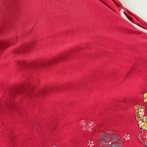 Disney Princess Pink Hooded Cover Up Girls Medium - Picture 2 of 5
